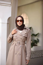 Long Cut Classic Trench Coat