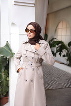 Long Cut Classic Trench Coat