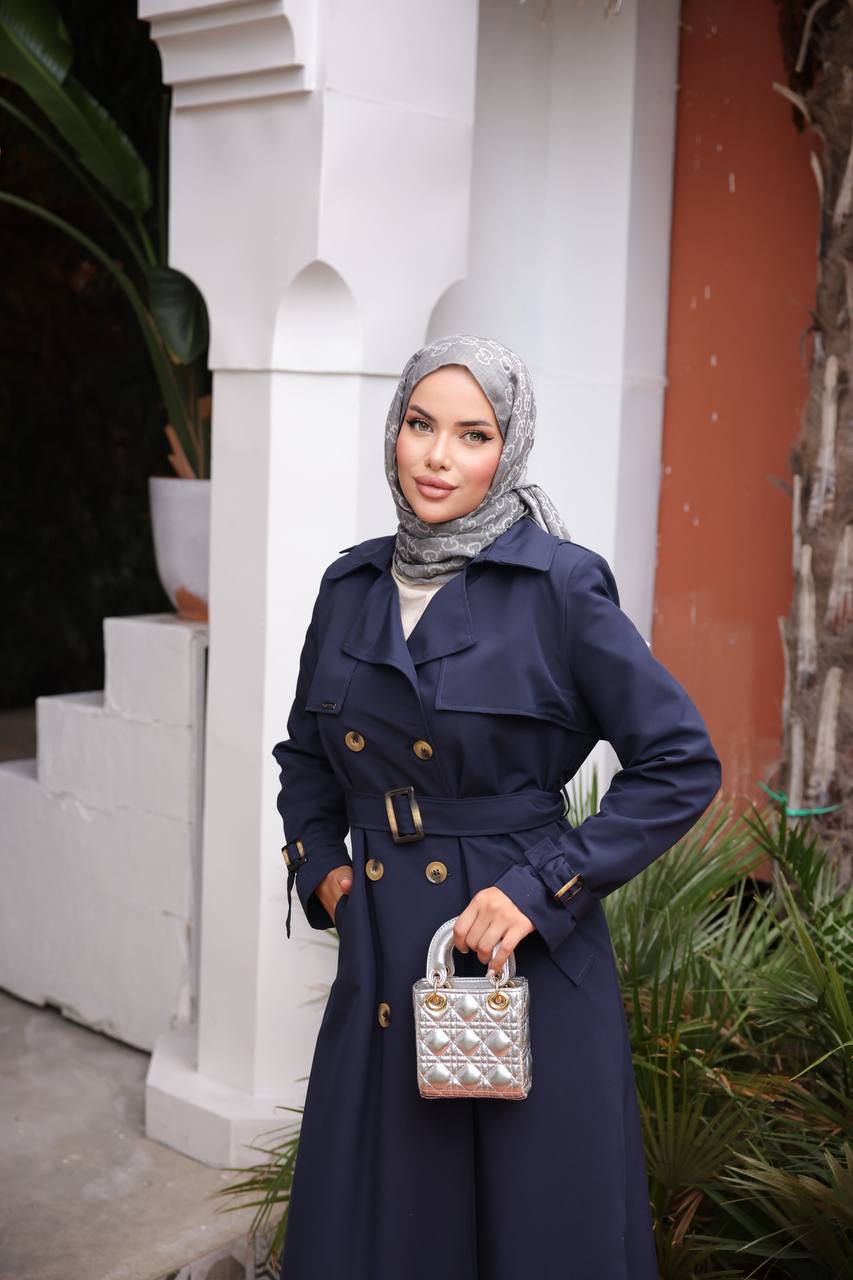 Long Cut Classic Trench Coat