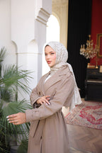 Belted and Double-Breasted Classic Trench Coat